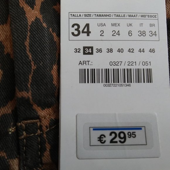 NWT Cheetah leopard animal print skinny jeans - Picture 4 of 8